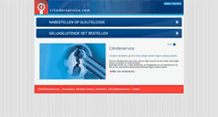 Desktop Screenshot of cilinderservice.com
